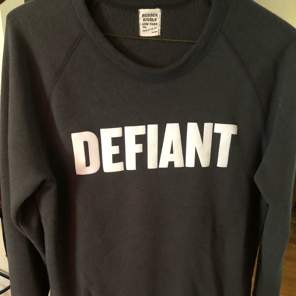 Rosser Riddle Fleece Raglan Defiant Sweatshirt